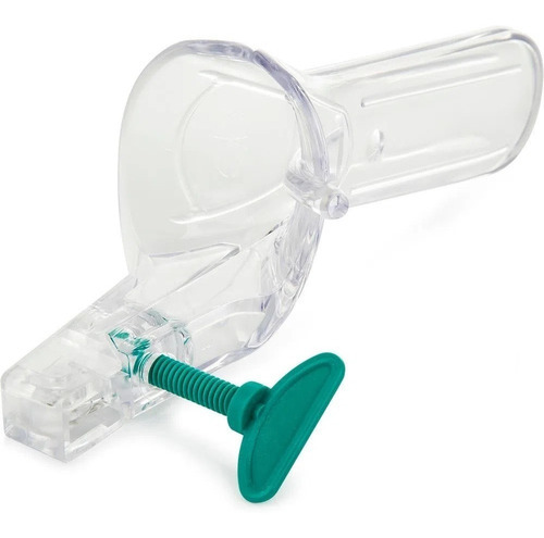 Examen médico del ginecólogo con espéculo vaginal P/m/g Hospital