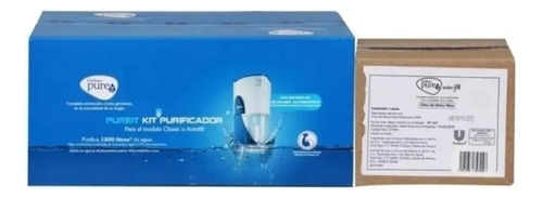 Kit Purificador Filtro Remplazo Unilever Puré It 1500 Litros Color Blanco