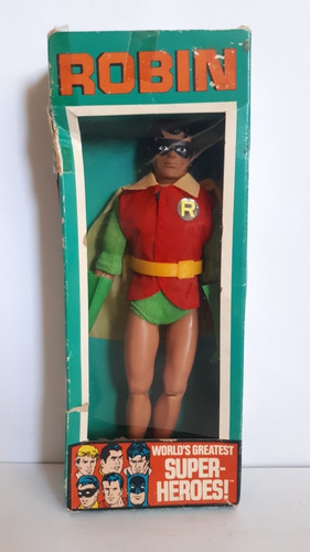 Figura Robin Mego Vintage Del Año 1973 Impecable Con Caja 
