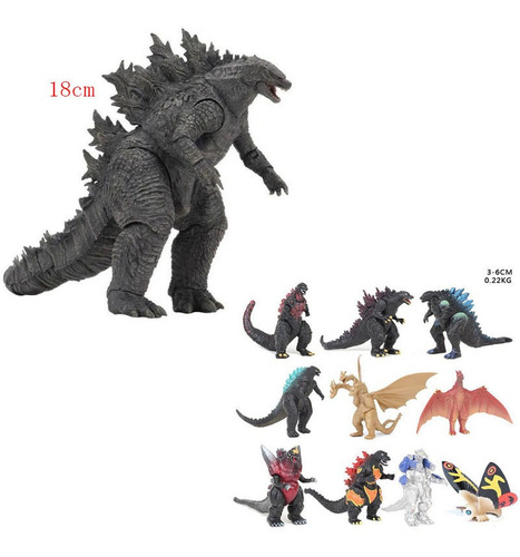 Figuras De Juguete Monstruo De Godzilla Y Godzilla 2019 10 P