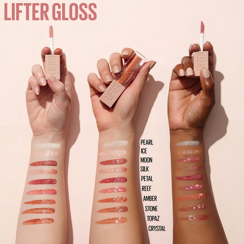 Gloss Labial Lifter Gloss Amber 5,4ml Maybelline Acabamento Brilhante Cor 007 Âmbar