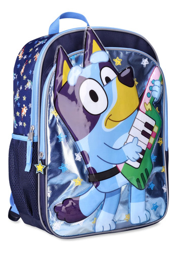 Mochila Escolar Infantil - Bluey - 17 PuLG (43 Cms Alto)