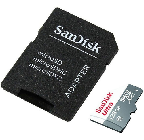 Imagen 4 de 7 de Memoria Micro Sd 128gb Sandisk Clase 10 Full Hd Celular