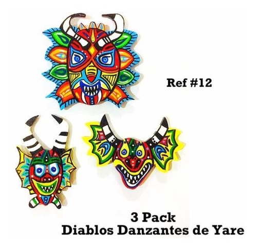 Imagen 3 de 8 de Imanes Decorativos Venezuela Souvenirs Recuerdos Mdf Pack 3