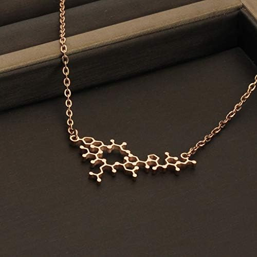 Tgbje Collar De Molécula Colgante De Oxitocina Joyería Quími