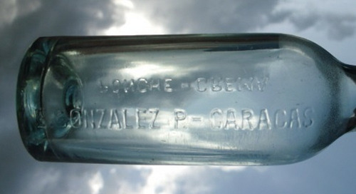 Imagen 3 de 4 de P O N C H E Eliodoro Gonzalez Botella Antigua De Coleccion