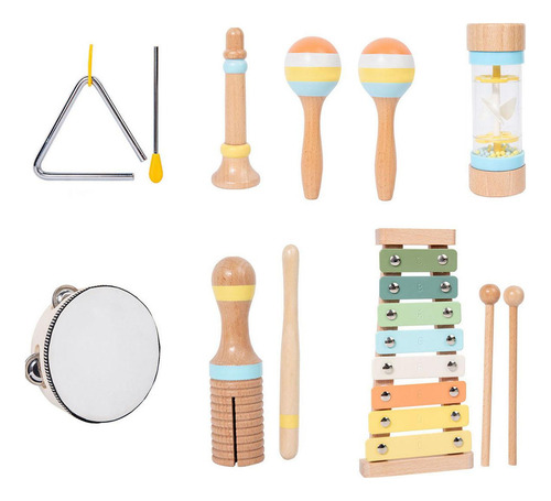 Instrumentos Musicais Infantis, Instrumentos De 8 Unidades