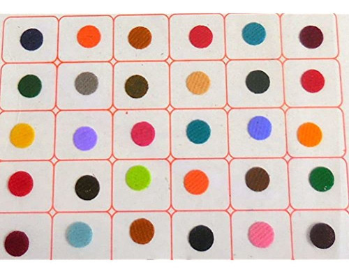 720 Bindi Count Multi Color Multi Size Polka Dots Uso Diario