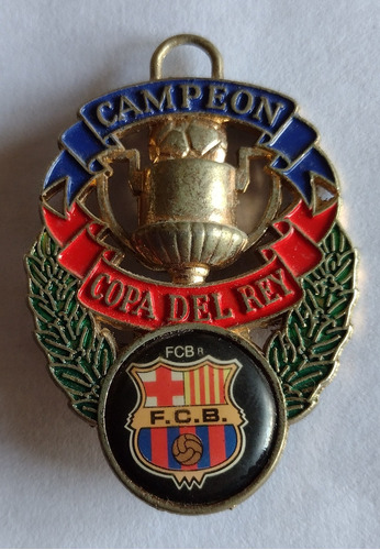 Medalla De Fútbol Barcelona Campeón Copa Del Rey 