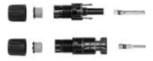 Conector Mc4y 1 Via 1,5kv 35a Fm/mc Para Sistemas Solares
