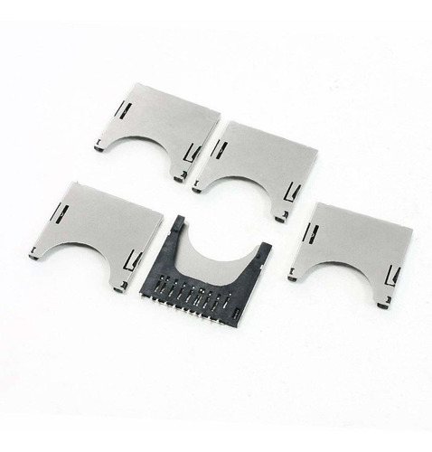 5 Conectors Para Memoria Sd Tipo Push-out Conector