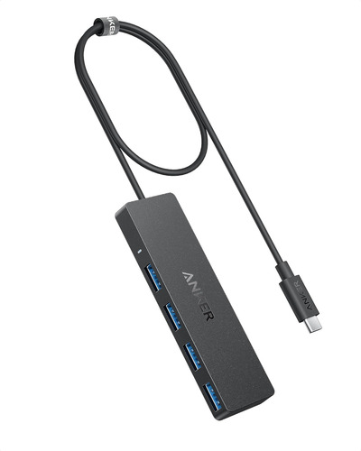 Anker Usb C Hub, Concentrador Usb 3.0 De 4 Puertos Con Trans