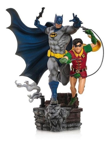 Estátua Batman & Robin Deluxe - Dc Comics By Ivan Reis