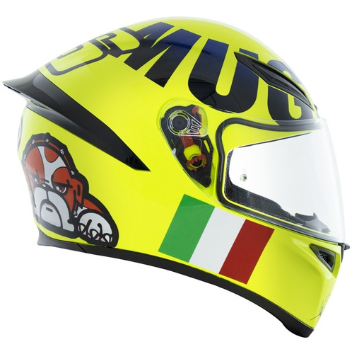 Imagem 1 de 5 de Capacete Agv K1 Mugiallo Amarelo Valentino Rossi