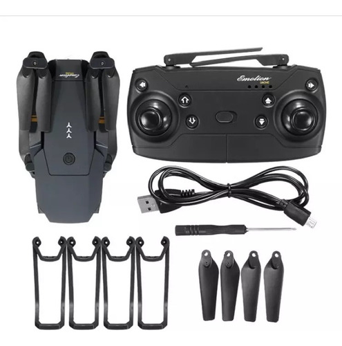 Mini Drone Wifi Dual Camara Ajustable 4k Hd Fpv Plegable