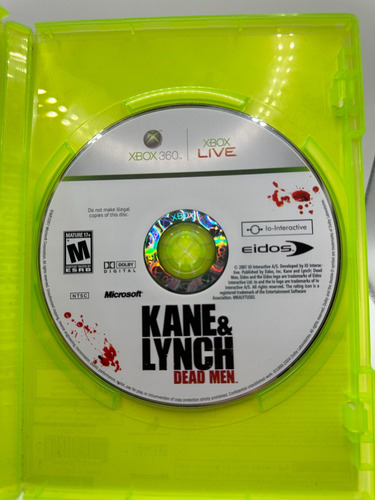 Kane & Lynch Dead Men - Xbox 360 (Reacondicionado)
