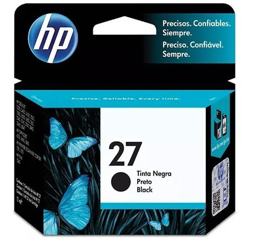 Tinta Hp 27 Negro Original Fuera De Fecha Factura