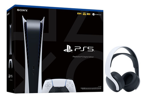 Imagen 1 de 7 de Consola Ps5 Digital Playstation 5 825gb Ssd Macrotec