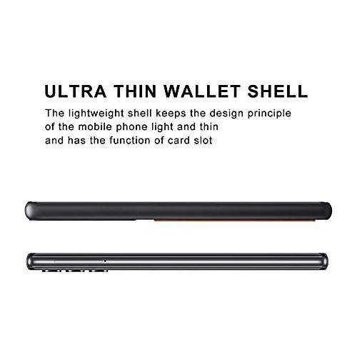 Funda Para Google Pixel 7a Cafe Delgada Pu Piel Sintetica