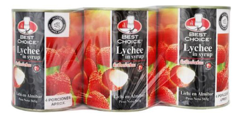 Lychees Almíbar X3 Und A 565 G - g a $31