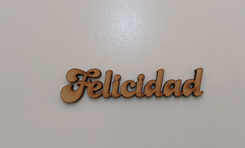 Palabra Frase Amor Paz Fe Felicidad Esperanza Mdf 10un