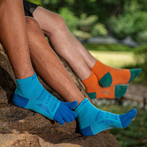 Calcetines Aonijie E4838 Para Correr Con Cinco Dedos, 3 Pare