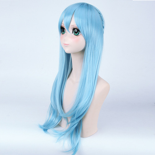 Peruca Light Sword Art Online Yuuki Asuna Cosplay Peruca Par