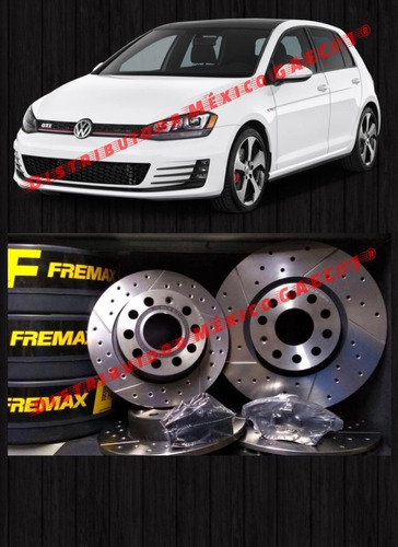 Kit Discos Hiperventilados Golf Gti Mk7 (del Y Tras)