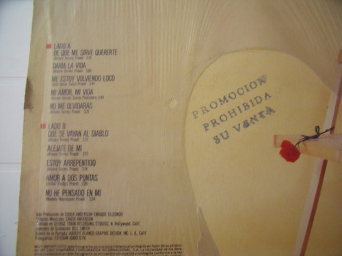 Lp Jose Javier Solis No Me Olvidaras (Usado)