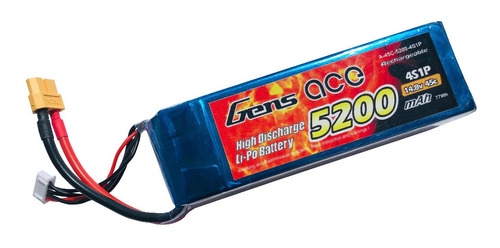 Bateria Lipo 4s 5200 14.8v 45c Gens Ace 5200mah