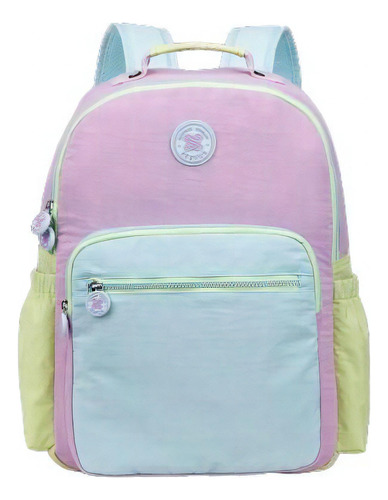 Mochila Costas Escolar Juvenil Trendy Block Xeryus