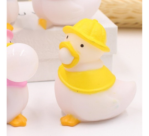 Stress Ball Duck Squeezy Bubbles Reduce Anxiety Soft