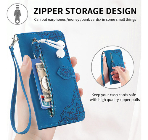 Funda Para Teléfono Oppo A18 A17 A16 A15 A12 Funda De Piel Tipo Cartera