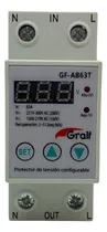 Comprar Protector De Tension Gralf Con Voltimetro Configurable 63a
