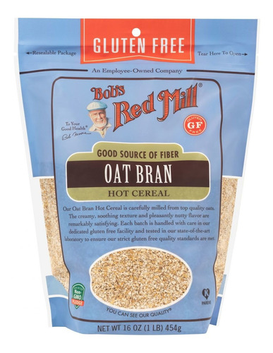 Bobs Red Mill Oat Bran Salvado De Avena Sin Gluten 454g