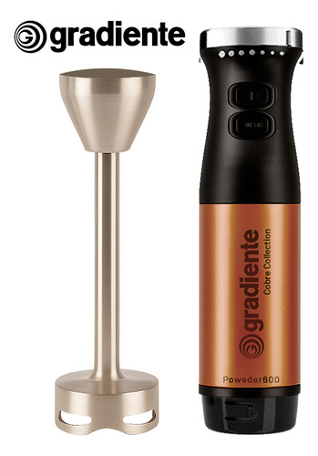 Mixer Gradiente Powder 600 Cobre Collection 600w Com Copo
