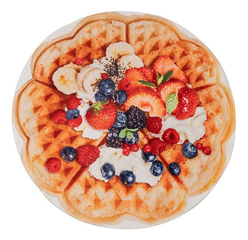 ~? Battilo Home Novedad Waffle Manta Divertida Extra Grande 