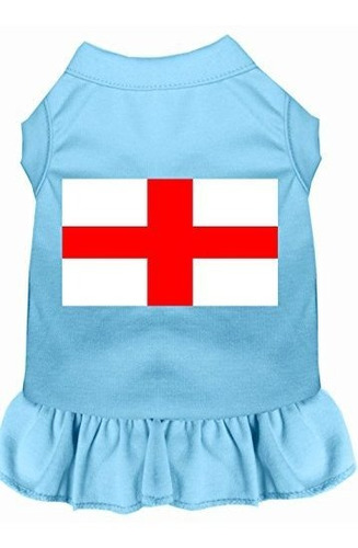 Vestido Con Cruz De San Jorge En Azul Bebé