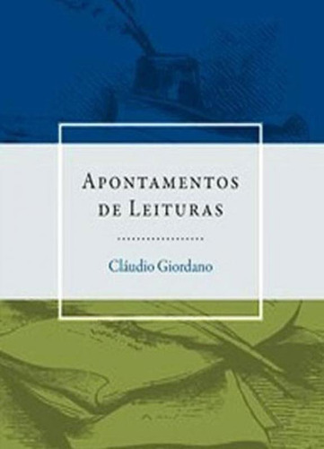 Apontamentos De Leituras, De Giordano, Claudio. Editora Sesi - Sp Editora, Capa Mole Em Português