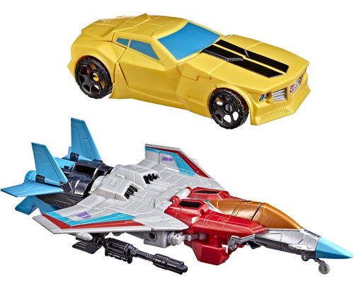 Transformers Bumblebee Y Starscream Autobot Avión Decepticon