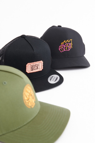Imagen 8 de 10 de Gorra Cap Vicus Club Negro