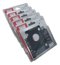 Comprar 5 Cases Adaptador Caddy 2º Hd Ssdu002Fdvd Pu002Fnotebook 9mm 9.5mm
