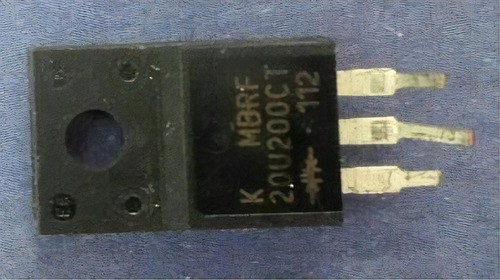 Kit con 7 diodos rectificadores dobles, modo de conmutación de 20 A, 200 V