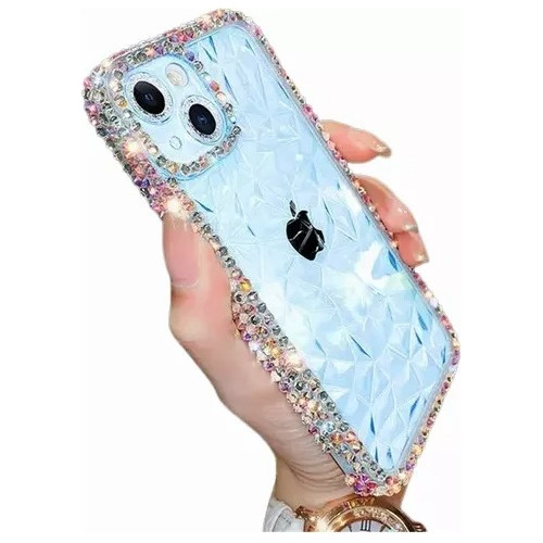 Funda De Teléfono Transparente Con Diamantes De Imitación In