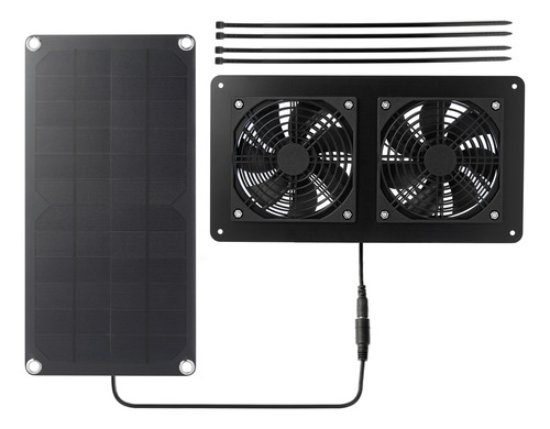 Ventilador De Escape Para Invernaderos, Kit Solar Para Panel