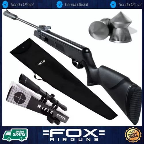 Rifle Aire Comprimido Fox Nitro Piston Compact + Mira Baline