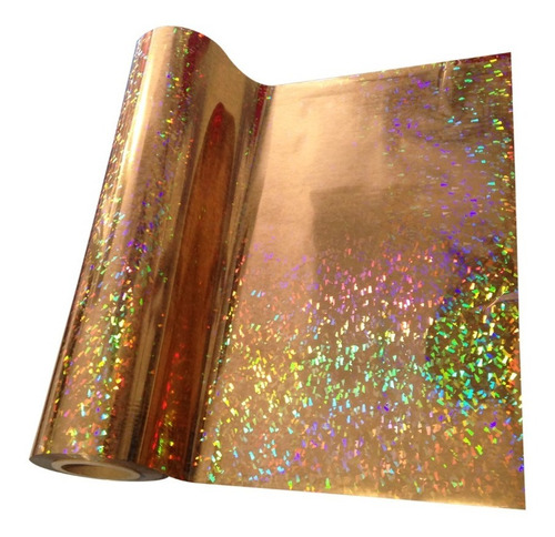 Foil Holografico Glitter Papel Impresión Láser Rollo 20mts