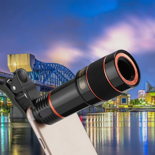 / Lente De Cámara Hd Con Zoom De 12x Para Teléfonos Y