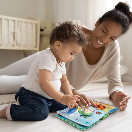 Cocomelon Nursery Ryme Singing Time Plush Libro, Con Toy De