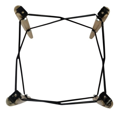 Imagem 3 de 4 de Pe Palito Madeira Eiffel 75cm Charles Eames Base Para Mesa